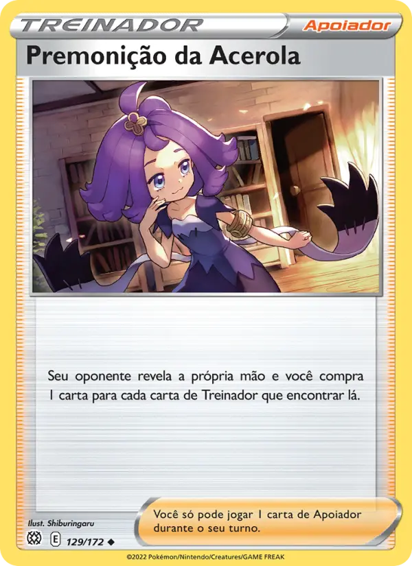 Premonição da Acerola – Pokémon TCG