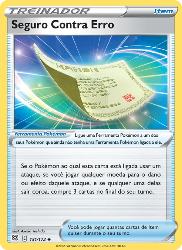 Seguro Contra Erro – Pokémon TCG