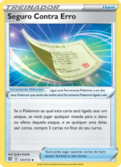 Seguro Contra Erro – Carta Pokémon TCG