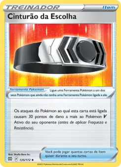 Cinturão da Escolha – Carta Pokémon TCG