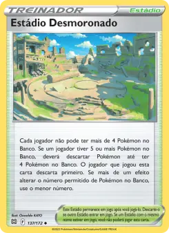 Estádio Desmoronado – Carta Pokémon TCG