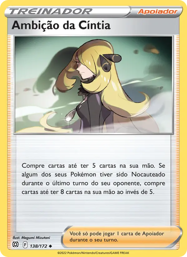 Ambição da Cíntia – Pokémon TCG