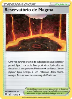 Reservatório de Magma – Carta Pokémon TCG