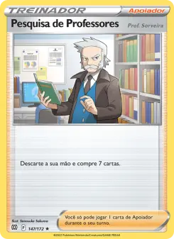 Pesquisa de Professores – Carta Pokémon TCG