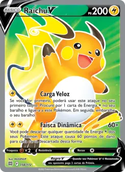 Raichu V – Carta Pokémon TCG