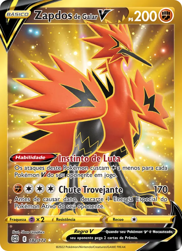 Zapdos de Galar V – Pokémon TCG