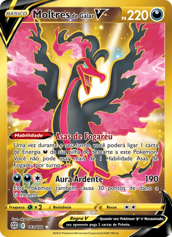 Moltres de Galar V – Pokémon TCG