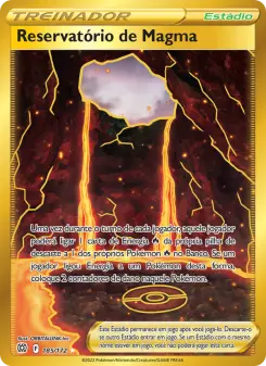 Reservatório de Magma – Carta Pokémon TCG