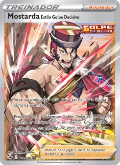 Mostarda Estilo Golpe Decisivo – Carta Pokémon TCG