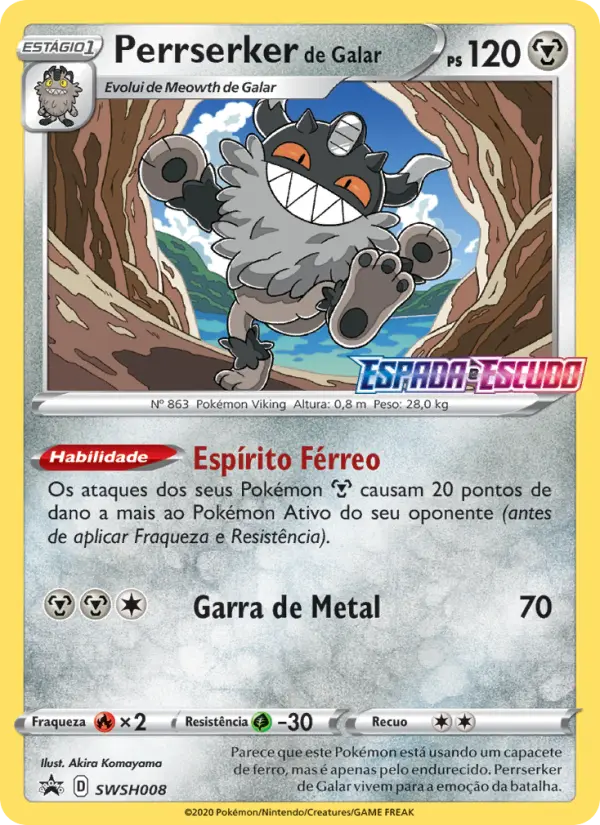Perrserker de Galar – Pokémon TCG