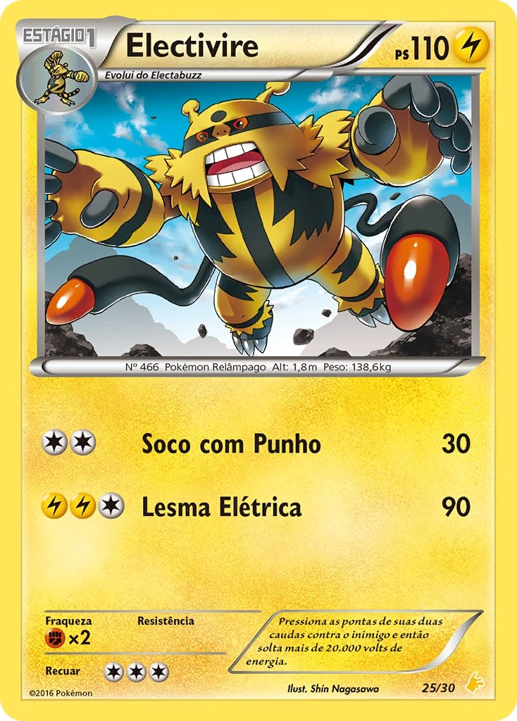 Electivire — carta Pokémon TCG