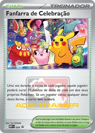 Fanfarra de Celebração – Carta Pokémon TCG