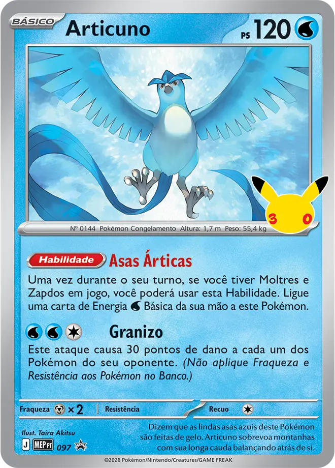 Articuno – Carta Pokémon TCG