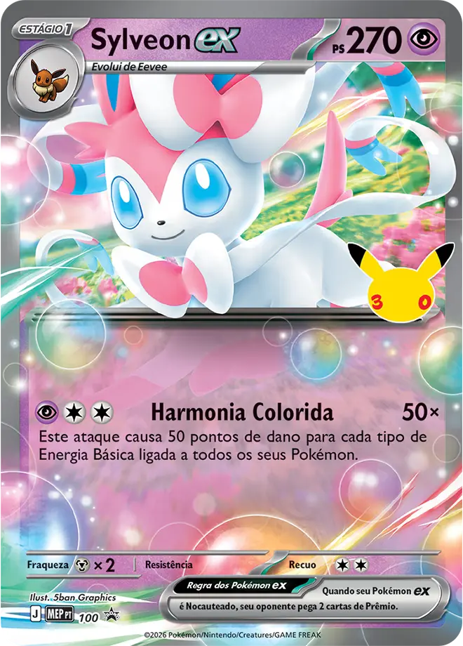 Sylveon ex – Carta Pokémon TCG