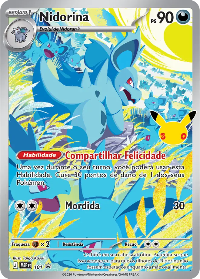 Nidorina – Carta Pokémon TCG