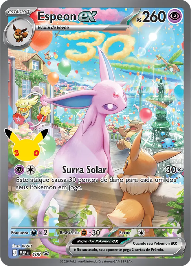Espeon Ex – Carta Pokémon TCG