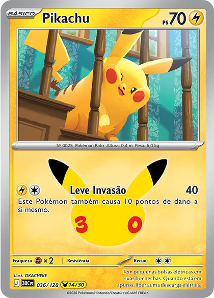 Pikachu – Carta Pokémon TCG