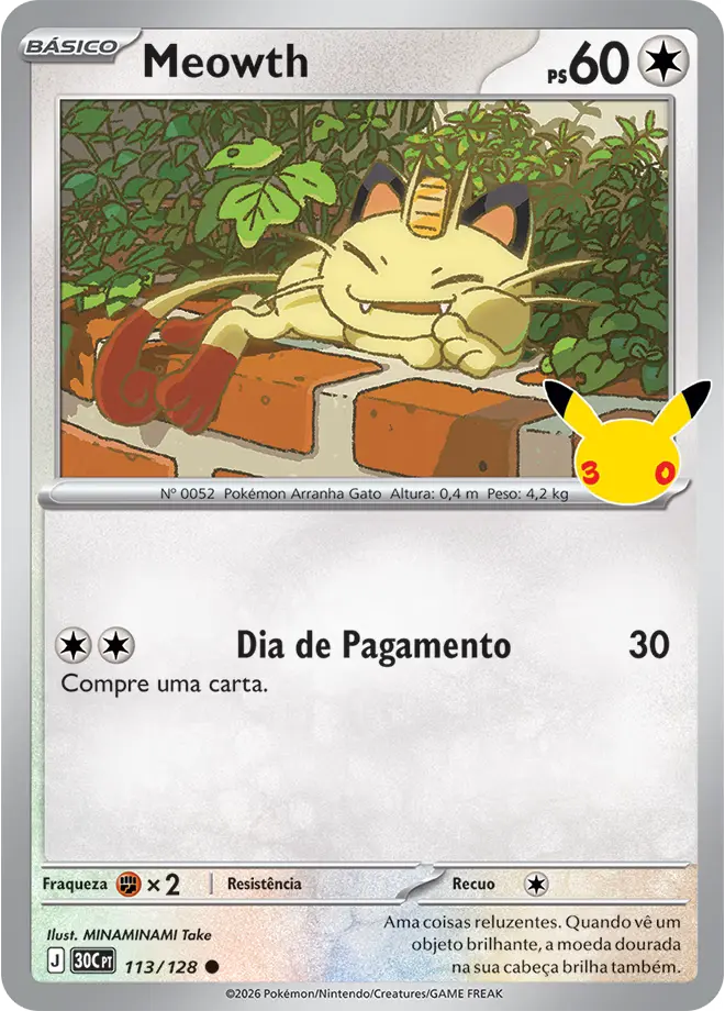 Meowth – Carta Pokémon TCG